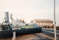 BH7 being moved to The Hovercraft Museum